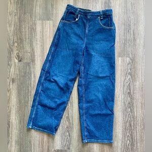 Lee Women's ankle Denim Pants - dark blue